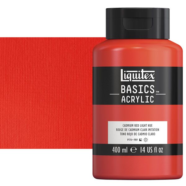 Liquitex Basics Acrylic Paint 400ml - Cadmium Yellow Light Hue
