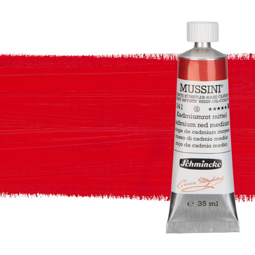 Schmincke Mussini Oil Color 35 ml Tube - Cadmium Red Middle