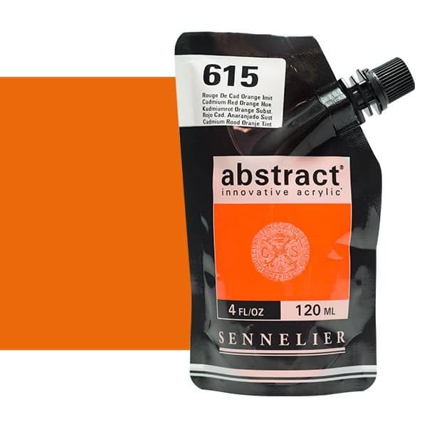Sennelier Abstract Acrylic Cadmium Red Orange Hue 120ml