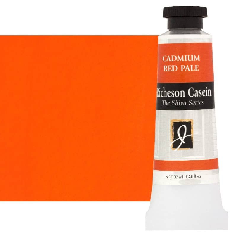 Shiva Signa-Sein Casein Color 37 ml Tube - Cadmium Red Extra Pale