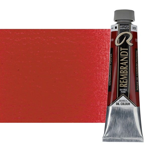 Rembrandt Extra-Fine Artists' Oil - Cadmium Red Purple, 40ml Tube