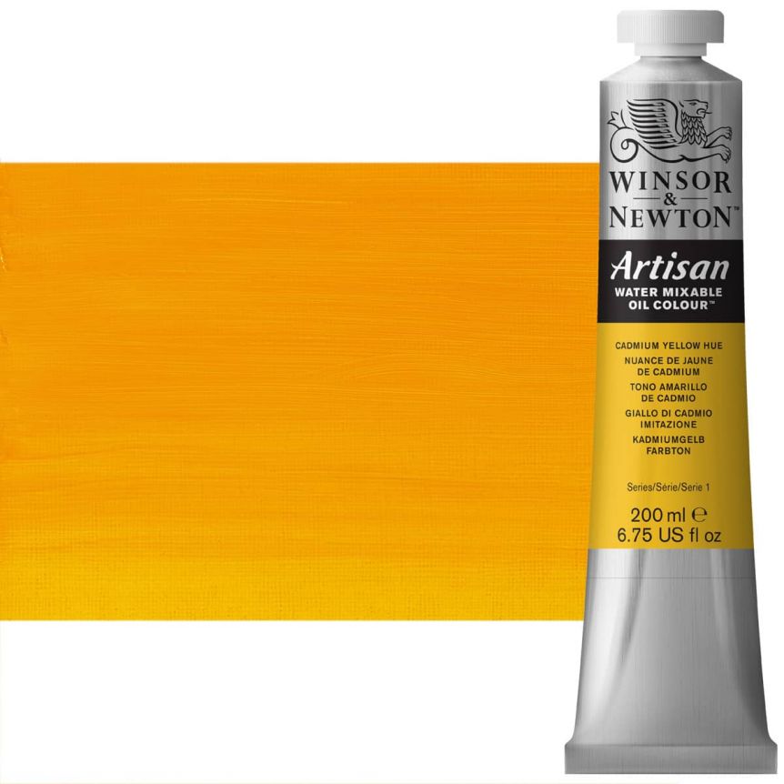 Winsor & Newton Artisan Water Mixable Oil Color - Cadmium Yellow Hue, 200ml Tube