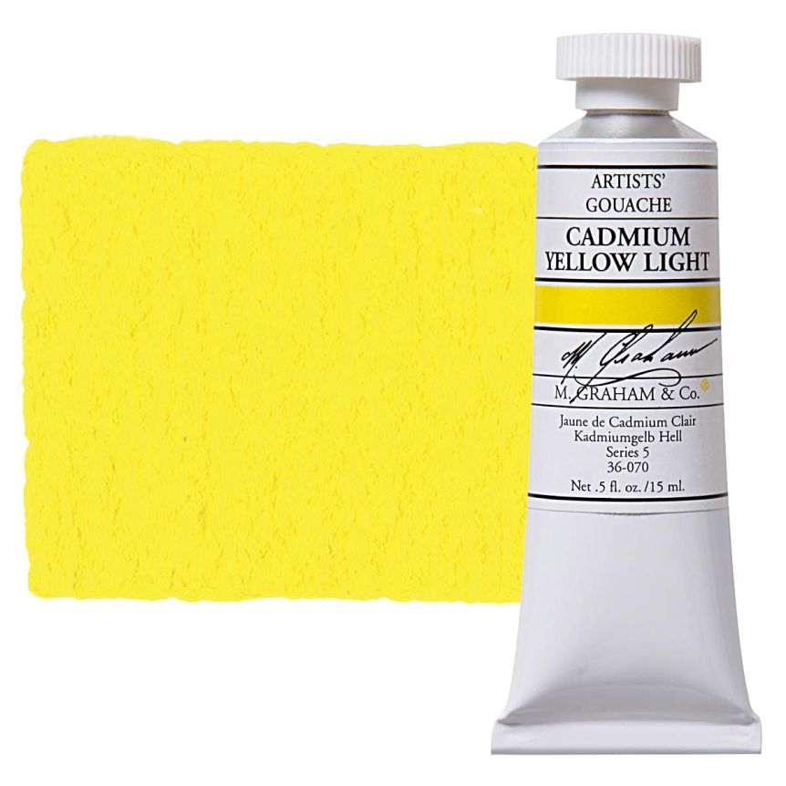 M. Graham Artists Gouache 15ml - Cadmium Yellow Light