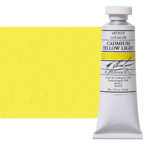 M Graham Gouache 15ml Cadmium Yellow Light