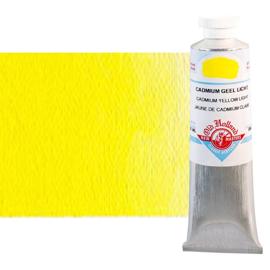Old Holland New Masters Classic Acrylic Colors Cadmium Yellow Light 60 ml