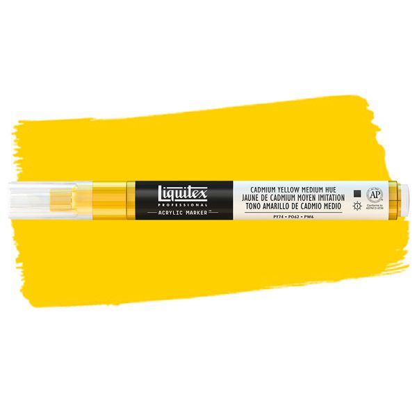 Liquitex Professional Paint Marker Fine (2mm) - Cadmium Yellow Medium Hue