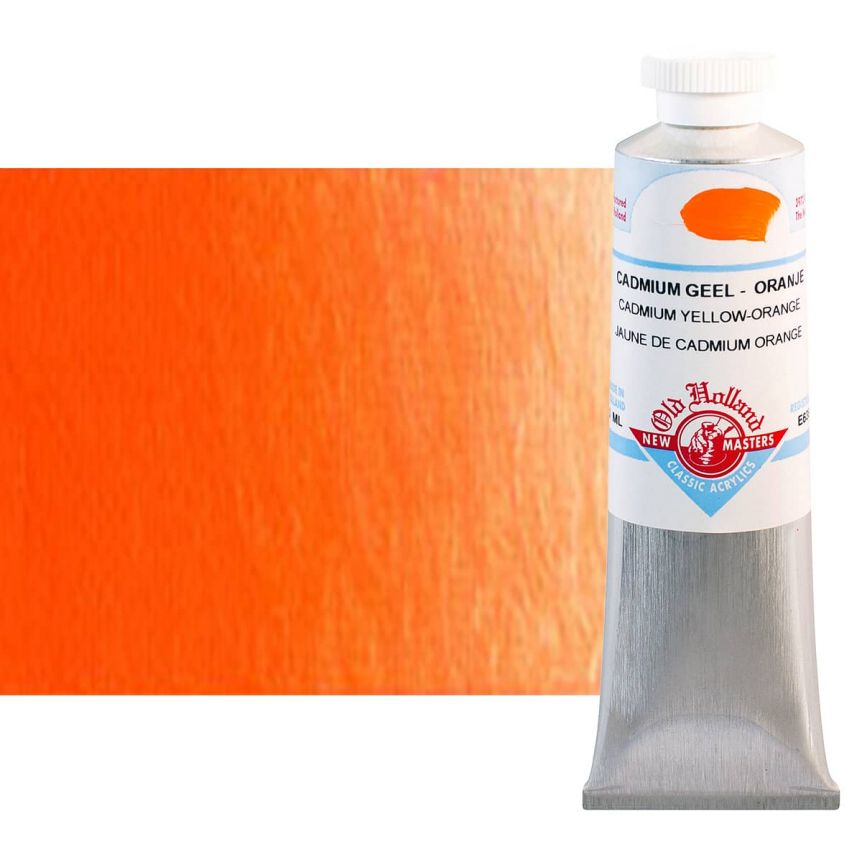 Old Holland New Masters Classic Acrylic Colors Cadmium Yellow Orange 60 ml