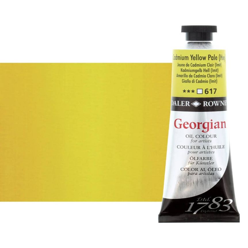 Daler-Rowney Georgian Oil Color 38ml Tube - Cadmium Yellow Pale Hue