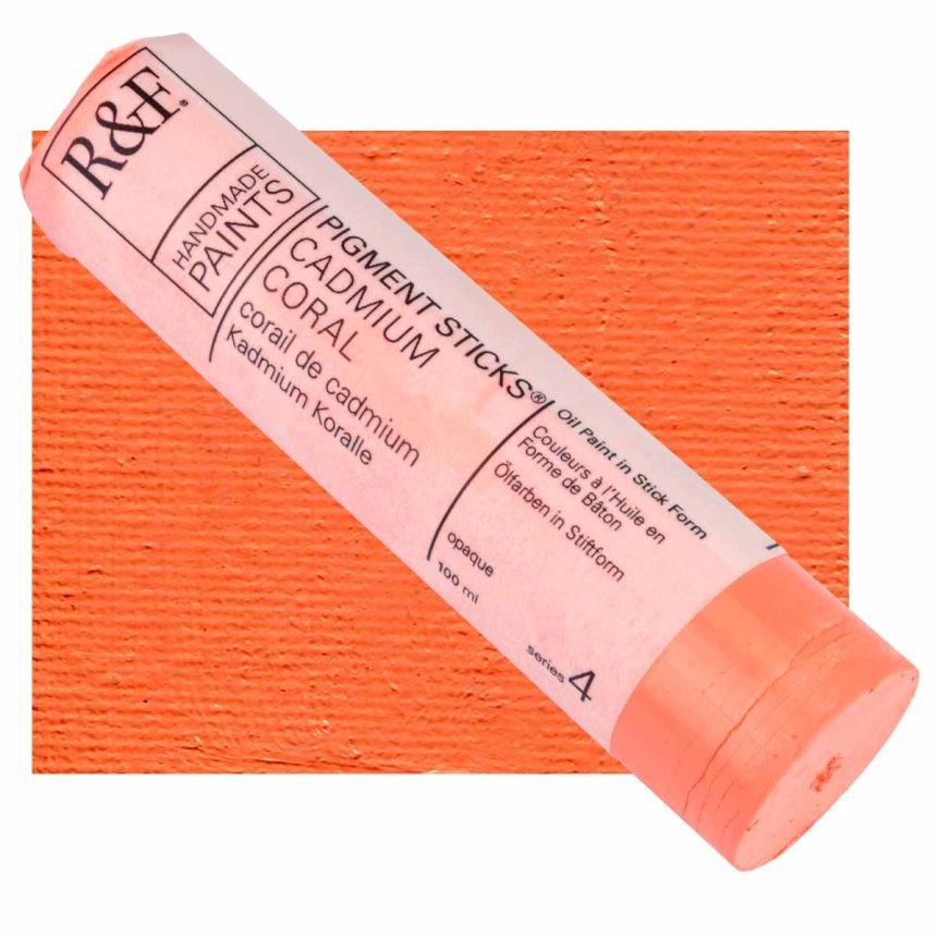 R&F Pigment Stick 100ml - Cadmium Coral