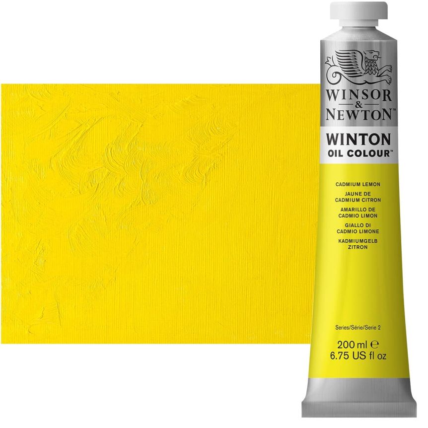 Winton Oil Color 200ml Tube - Cadmium Lemon