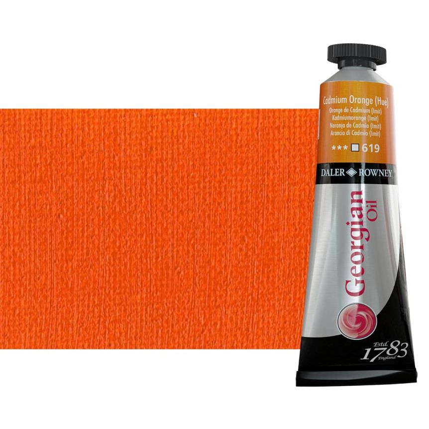 Daler-Rowney Georgian Oil Color 38ml Tube - Cadmium Orange Hue