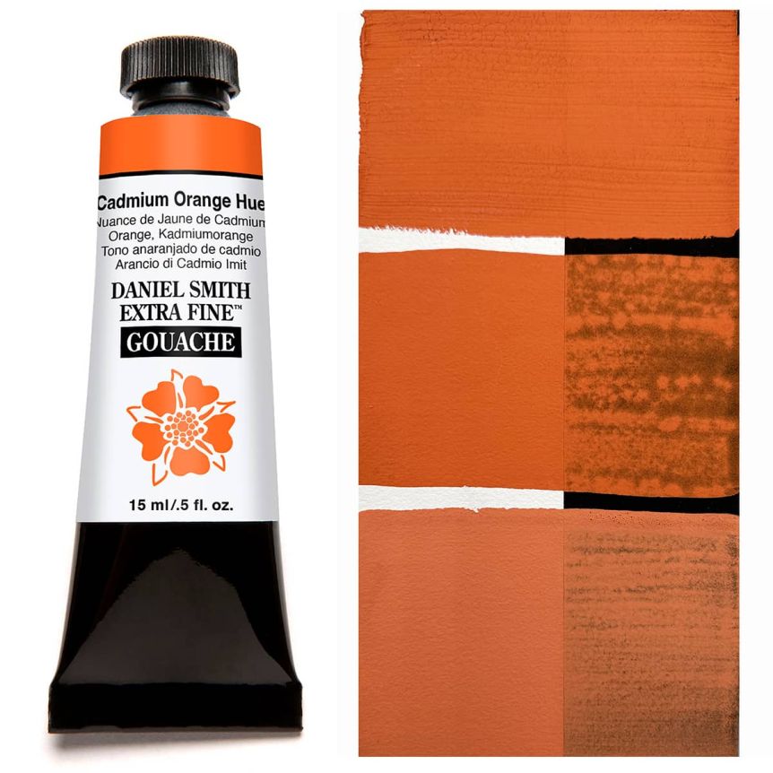 DANIEL SMITH Extra Fine GOUACHE Cadmium Orange Hue, 15ml Tube