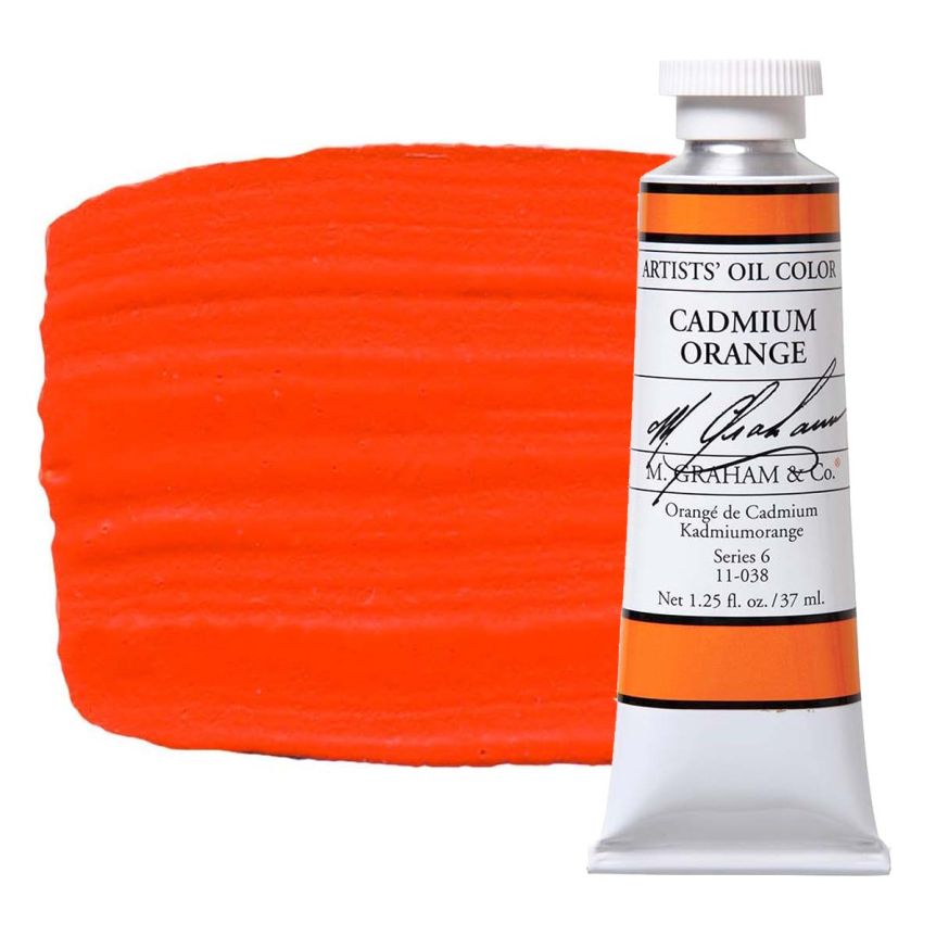 M. Graham Artist Oil Color 37ml - Cadmium Orange