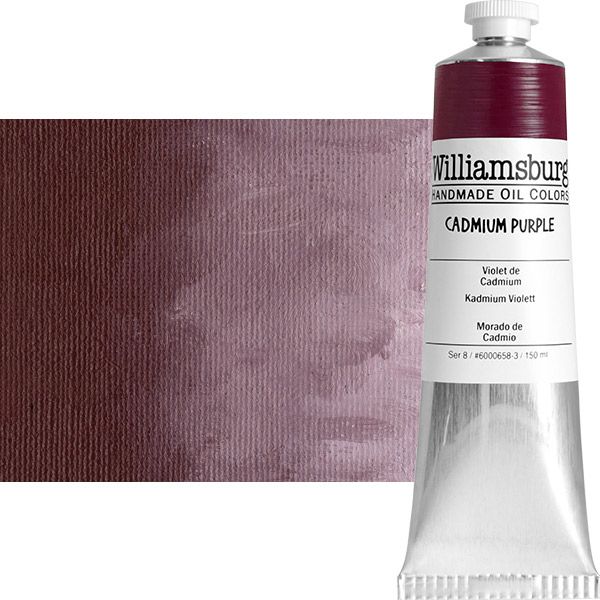 Williamsburg Handmade Oil Paint - Cadmium Purple, 150ml Tube