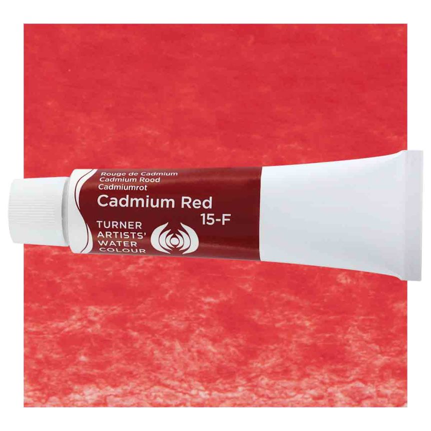 Turner Professional Watercolor - Cadmium Red, 15ml Tube
