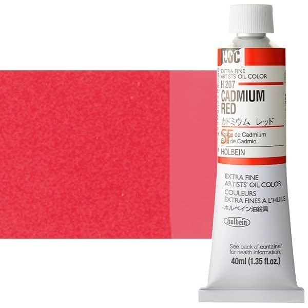 Holbein Extra-Fine Artists' Oil Color 40 ml Tube - Cadmium Red