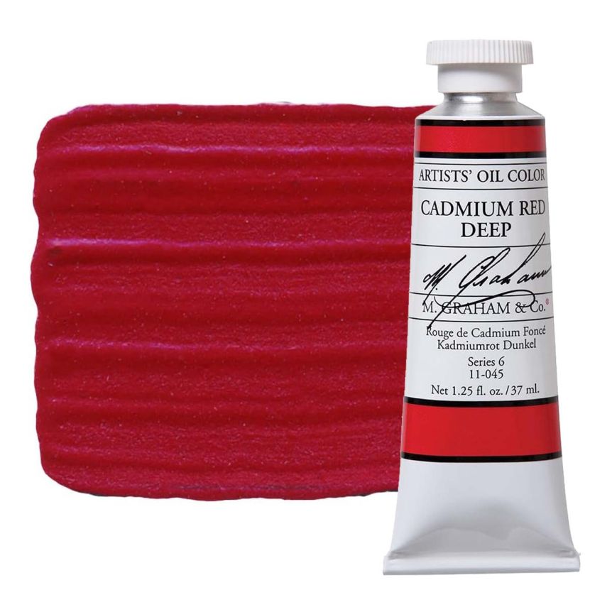 M. Graham Artist Oil Color 37ml - Cadmium Red Deep