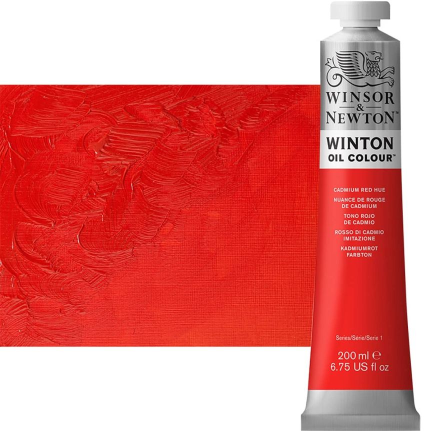 Winton Oil Color 200ml Tube - Cadmium Red Hue