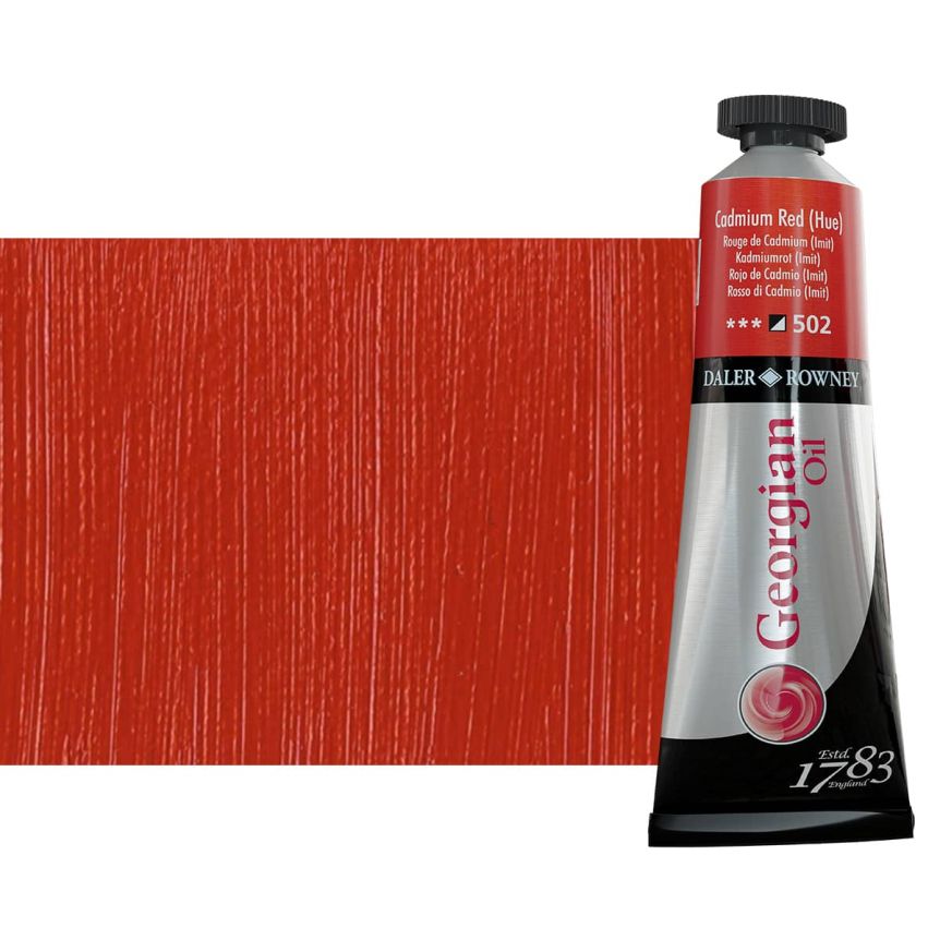 Daler-Rowney Georgian Oil Color 38ml - Cad Red Hue