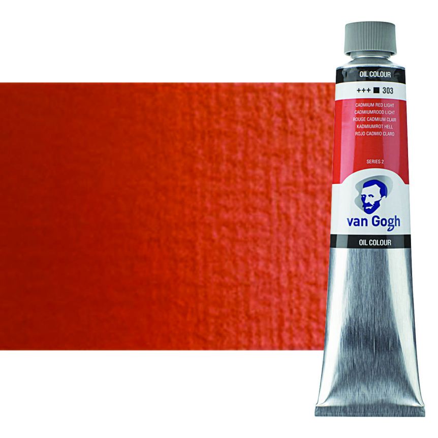 Van Gogh Oil Color, Cadmium Red Light 200ml Tube