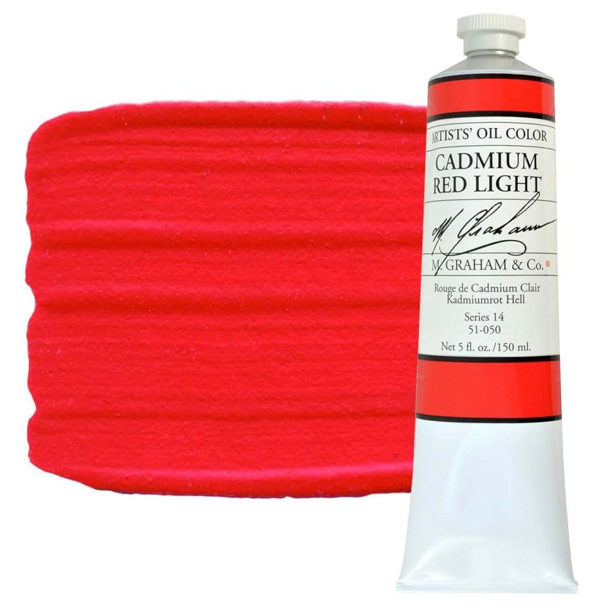 M. Graham Artist Oil Color 150ml - Cadmium Red Light