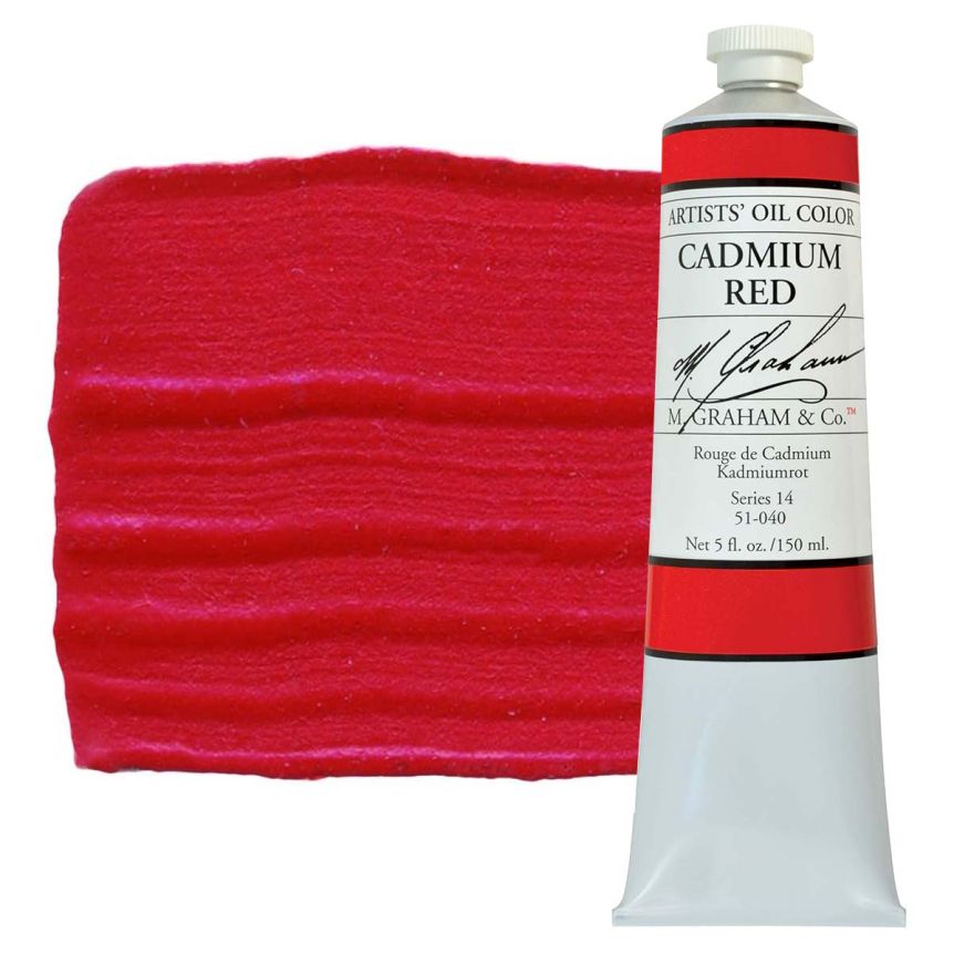 M. Graham Artist Oil Color 150ml - Cadmium Red