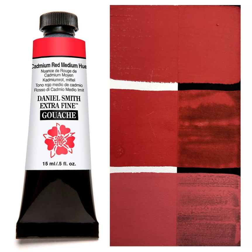 DANIEL SMITH Extra Fine GOUACHE Cadmium Red Medium Hue, 15ml Tube