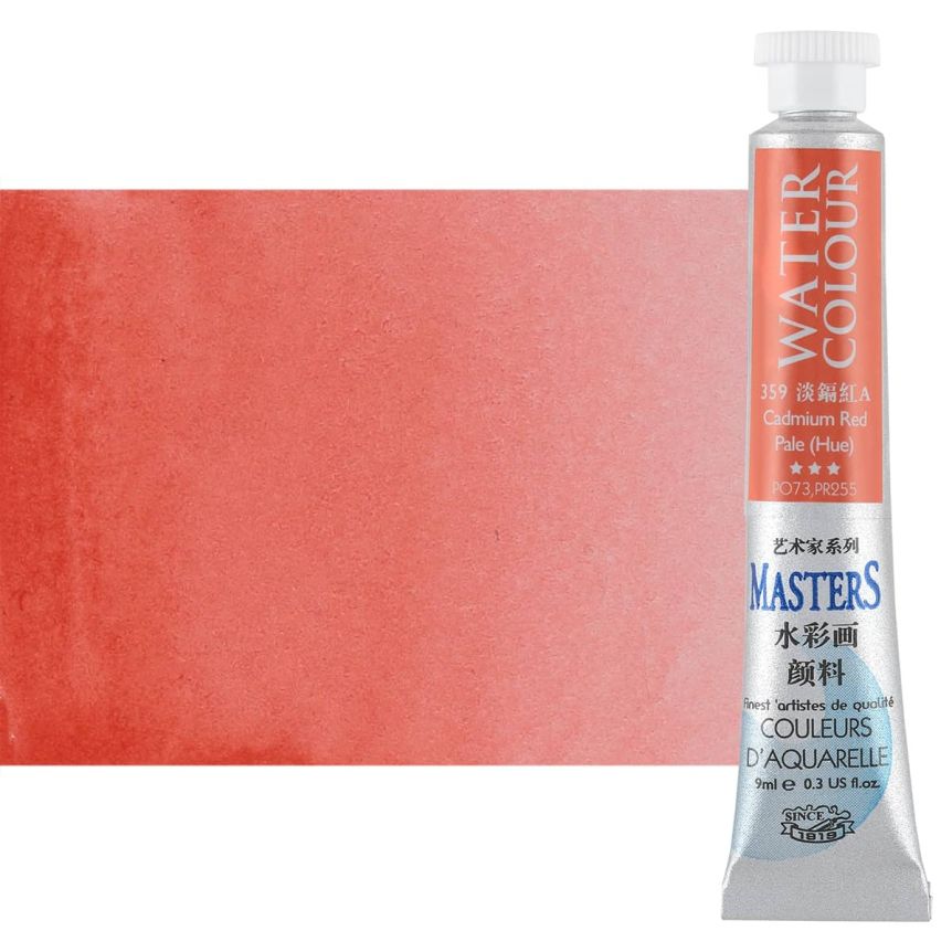 Marie's Master Quality Watercolor 9ml Cadmium Red Pale Hue