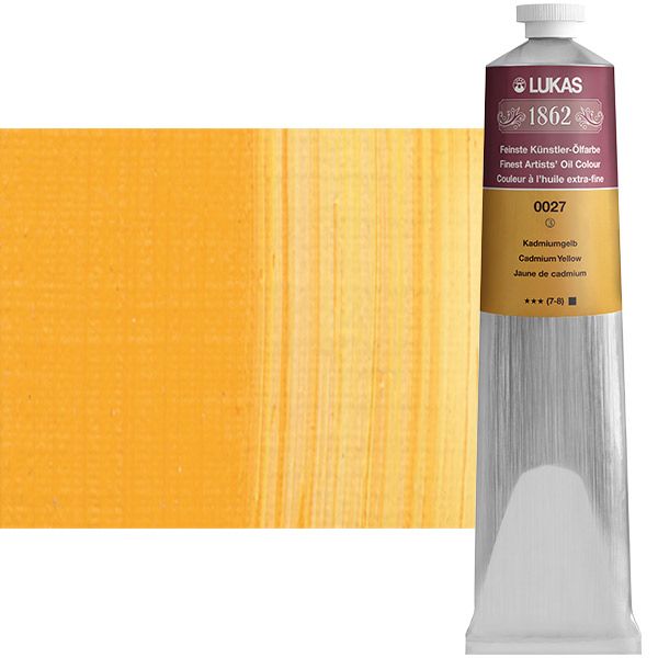 LUKAS 1862 Oil Color - Cadmium Yellow, 200ml