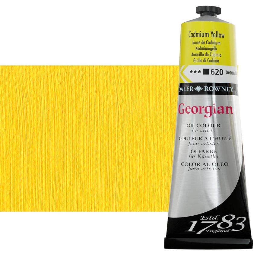 Daler-Rowney Georgian Oil Color 225ml Tube - Cadmium Yellow