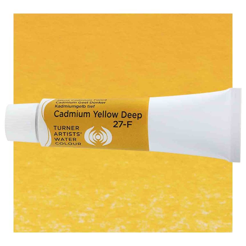 Turner Professional Watercolor - Cadmium Yellow Deep, 15ml Tube