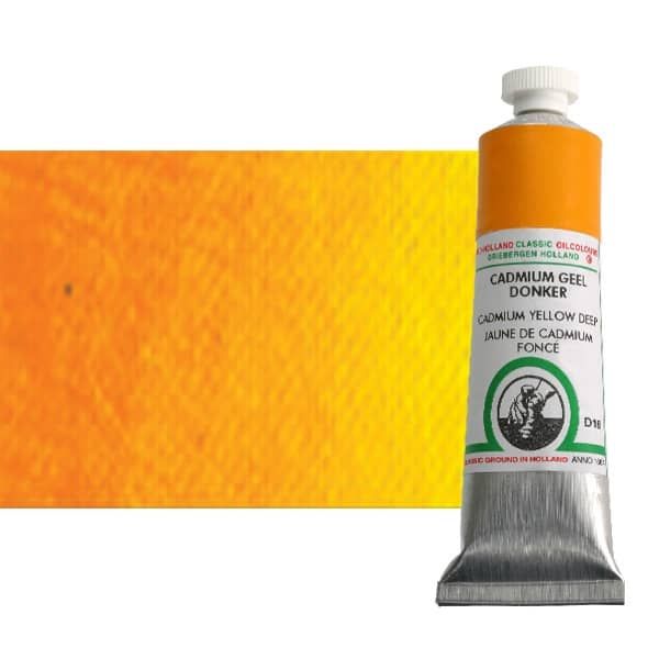 Old Holland Classic Oil Color 40 ml Tube - Cadmium Yellow Deep