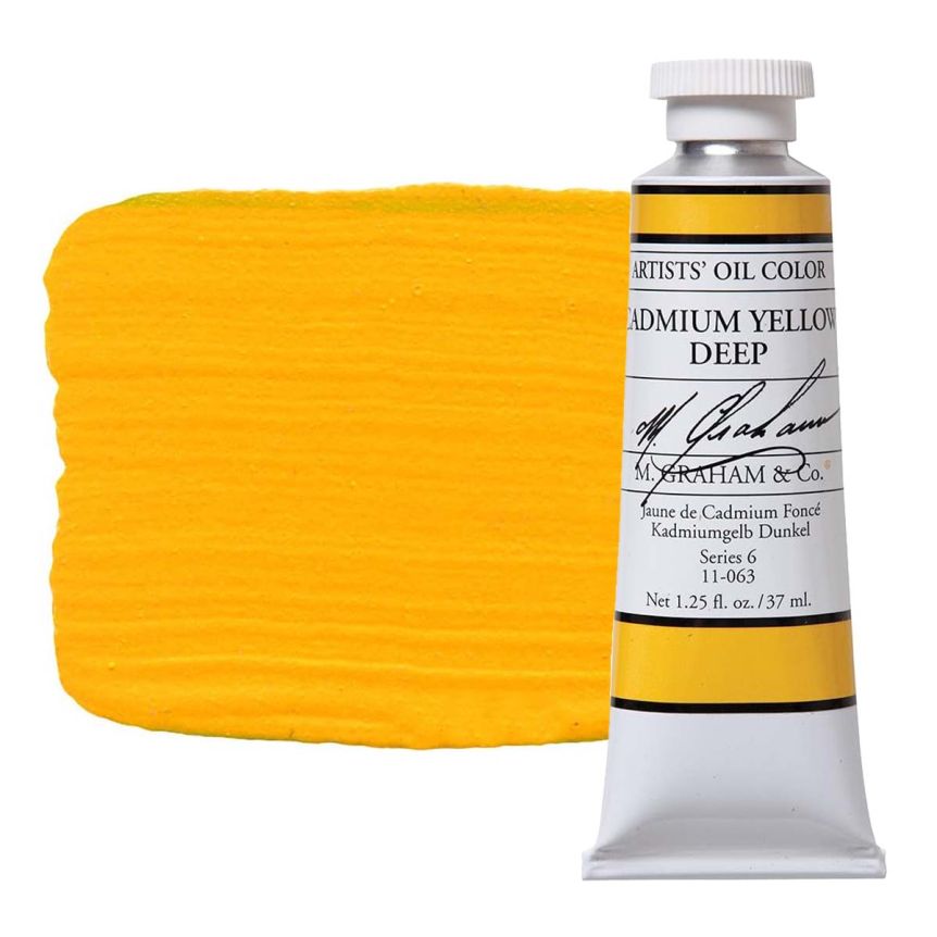M. Graham Artist Oil Color 37ml - Cadmium Yellow Deep