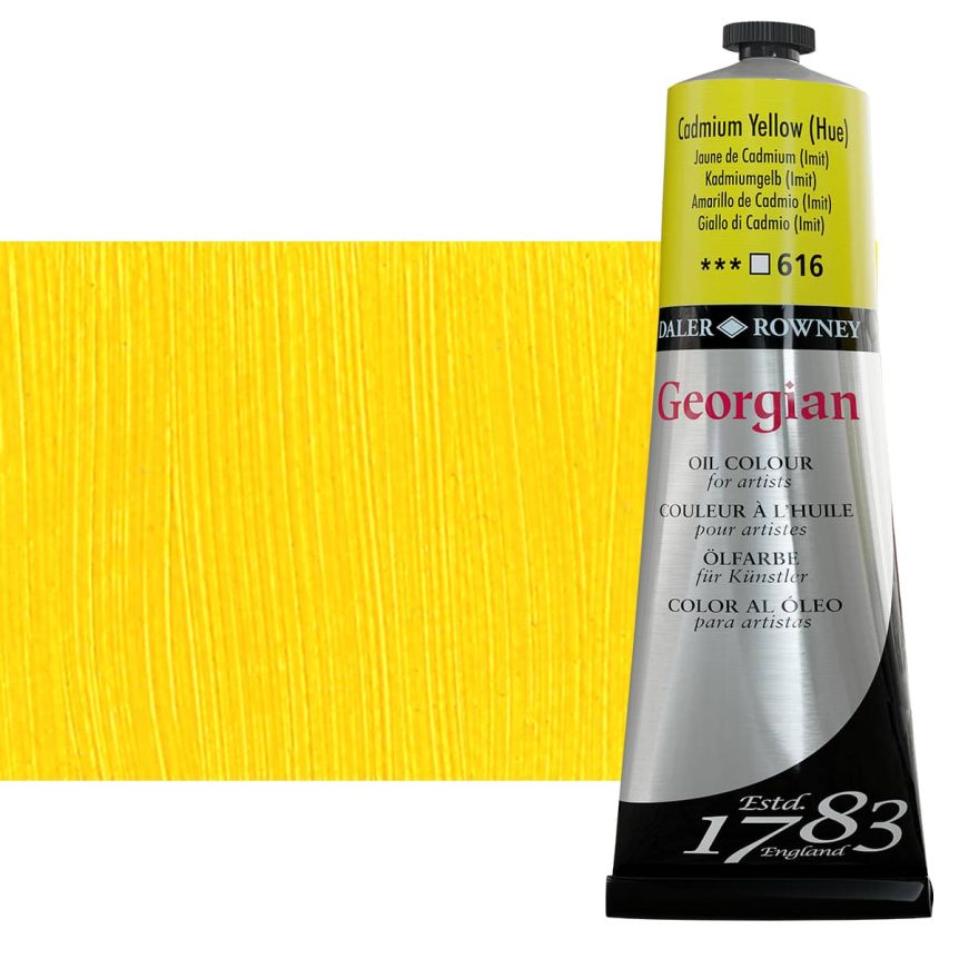 Daler-Rowney Georgian Oil Color 225ml - Cad Yellow Hue
