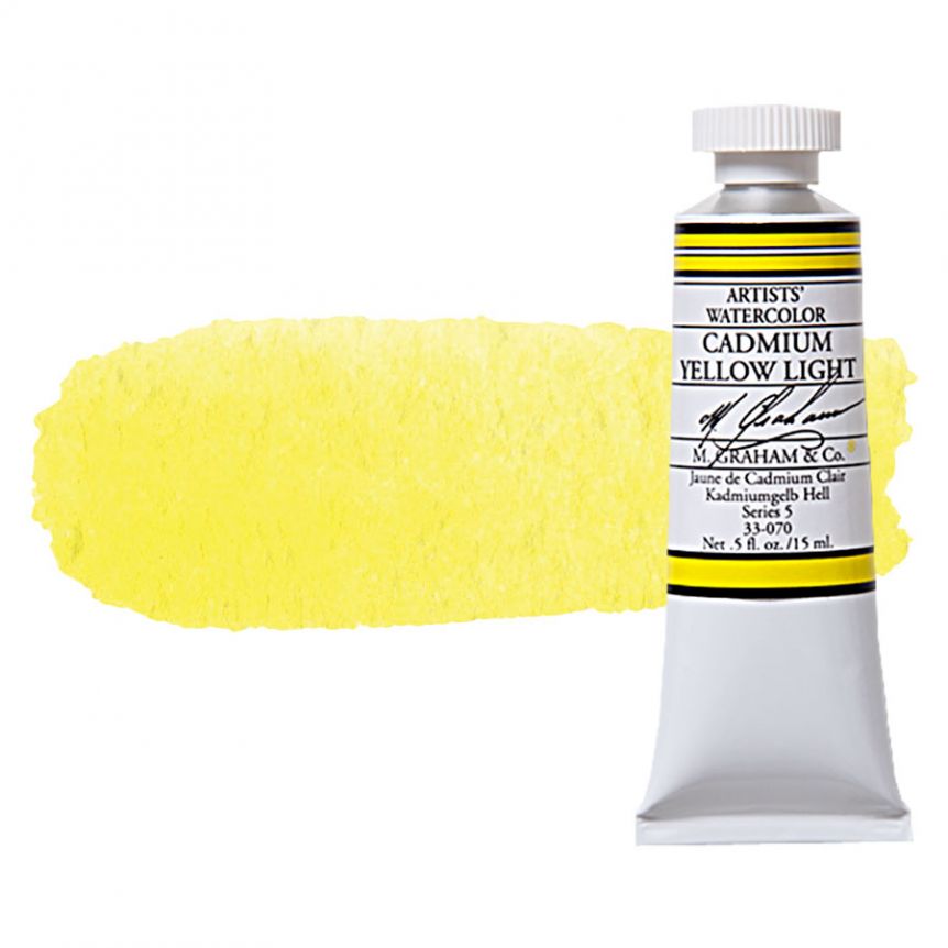 M. Graham Artists' Watercolor 15ml - Cadmium Yellow Light