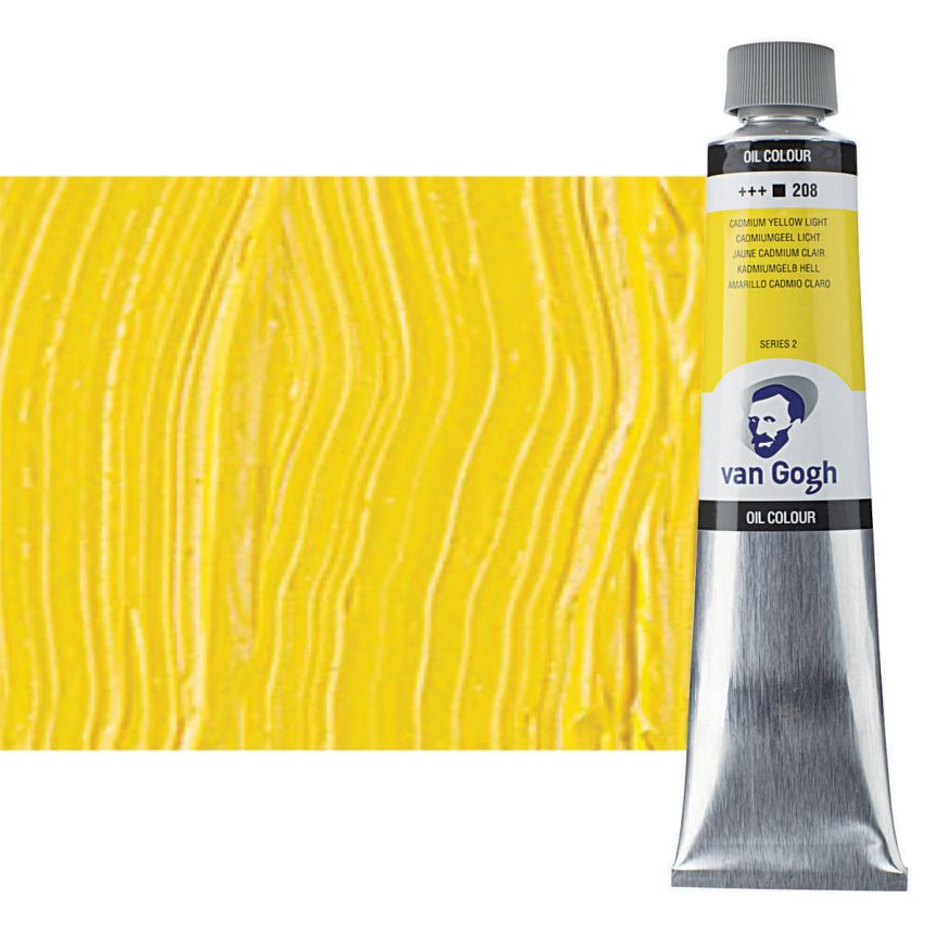 Van Gogh Oil Color, Cadmium Yellow Light 200ml Tube