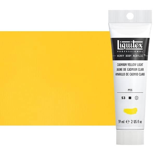 Liquitex Heavy Body Acrylic - Cadmium Yellow Medium, 2oz Tube