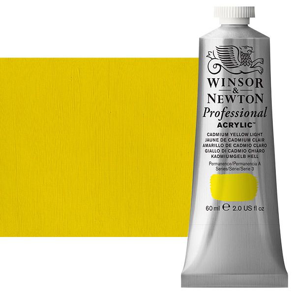 Winsor & Newton Professional Acrylic Cadmium Yellow Light 60 ml