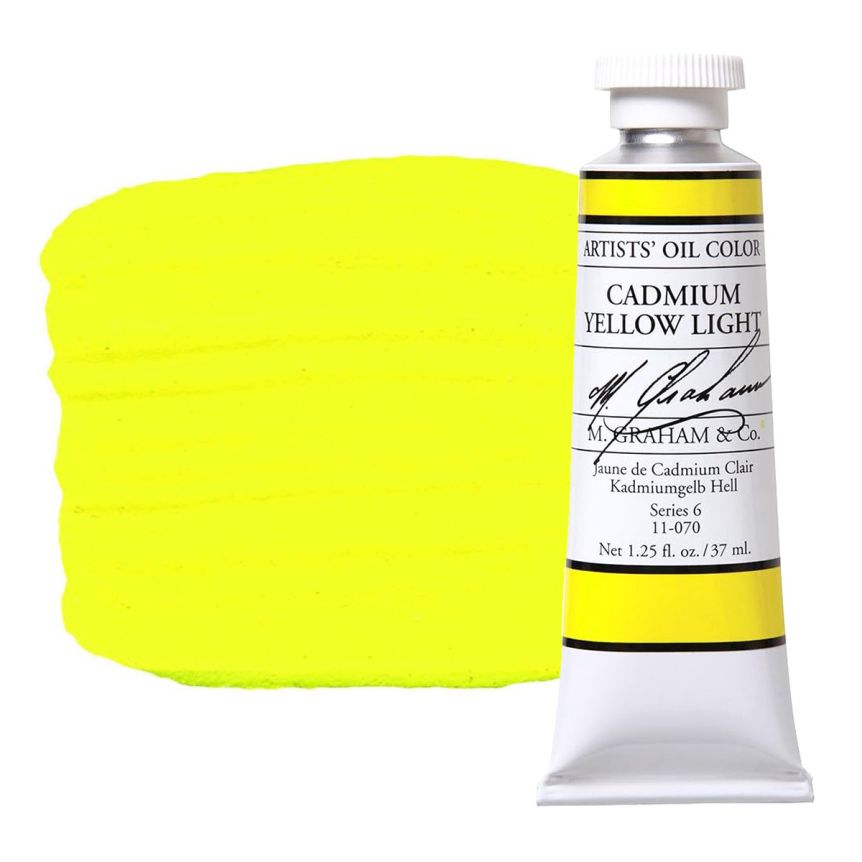 M. Graham Artist Oil Color 37ml - Cadmium Yellow Light