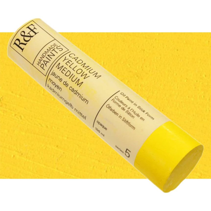 R&F Pigment Stick 100ml - Cadmium Yellow Medium
