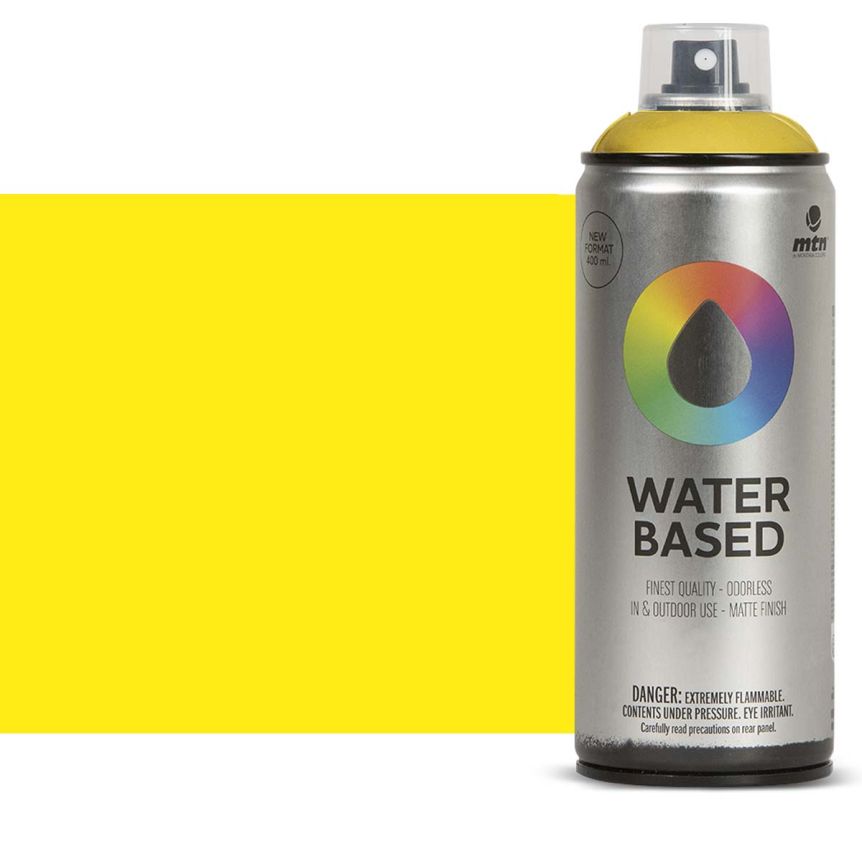 Montana Water Based Spray - Cadmium Yellow Medium, 400ml