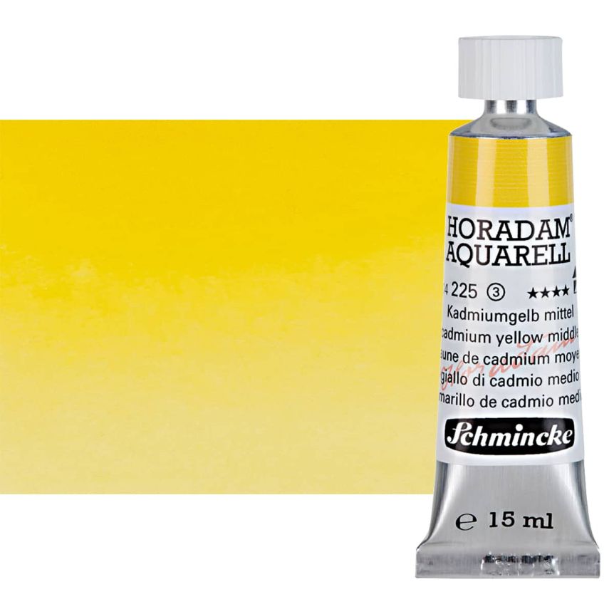 Schmincke Horadam Watercolor - Cadmium Yellow Middle, 15ml