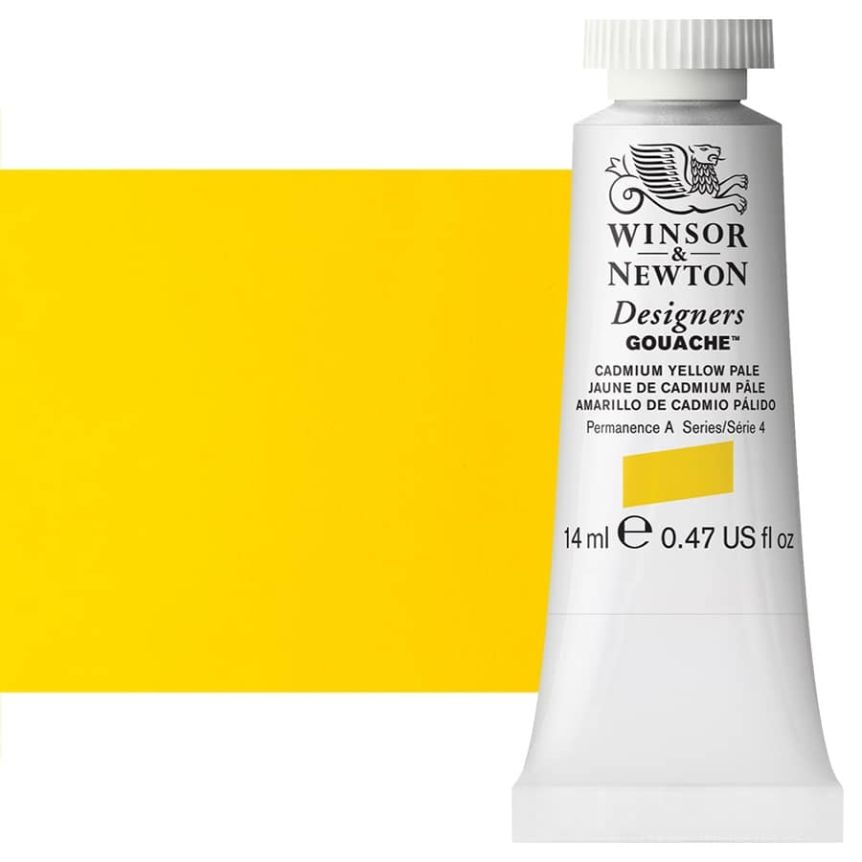 Winsor & Newton Designers Gouache - Cadmium Yellow Pale 14 ml