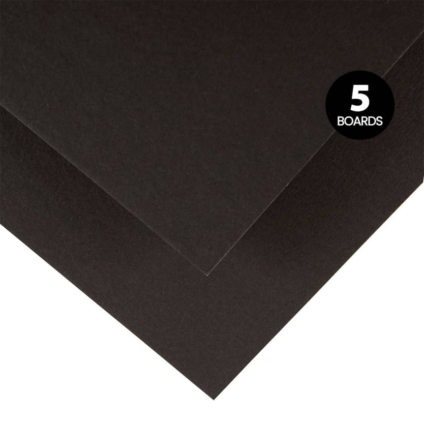 Canson Art Board Black Drawing Board 16"x20"  (Pack of 5) 