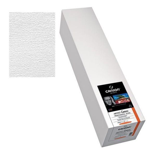 PhotoArt Pro Canvas Roll, Gloss 390gsm - 60" x 40' Roll 