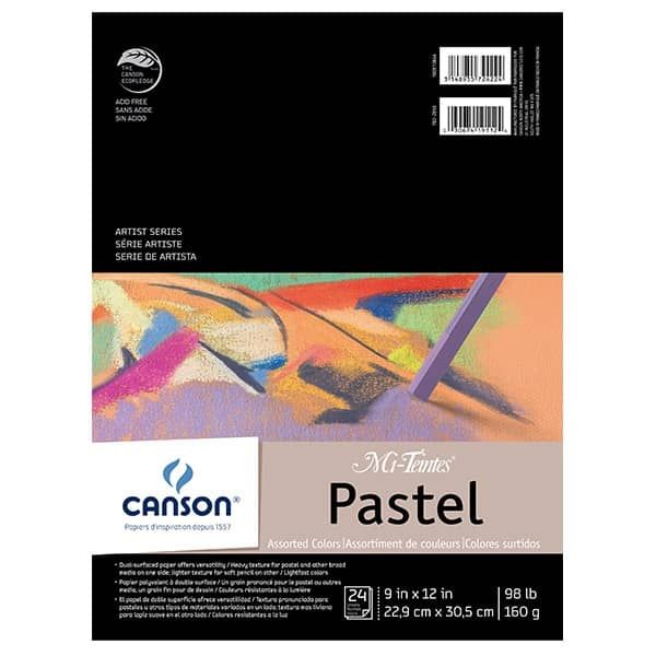 Mi-Teintes Pastel Pad	9X12 In	Assorted Colo