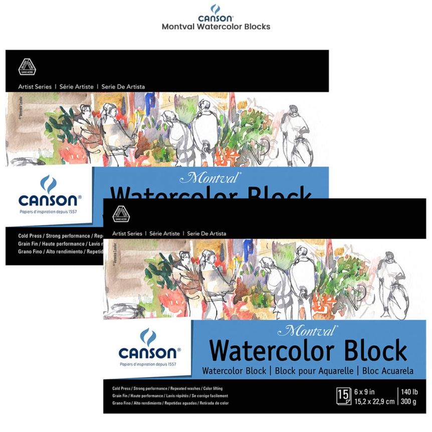 Canson Montval Watercolor Blocks