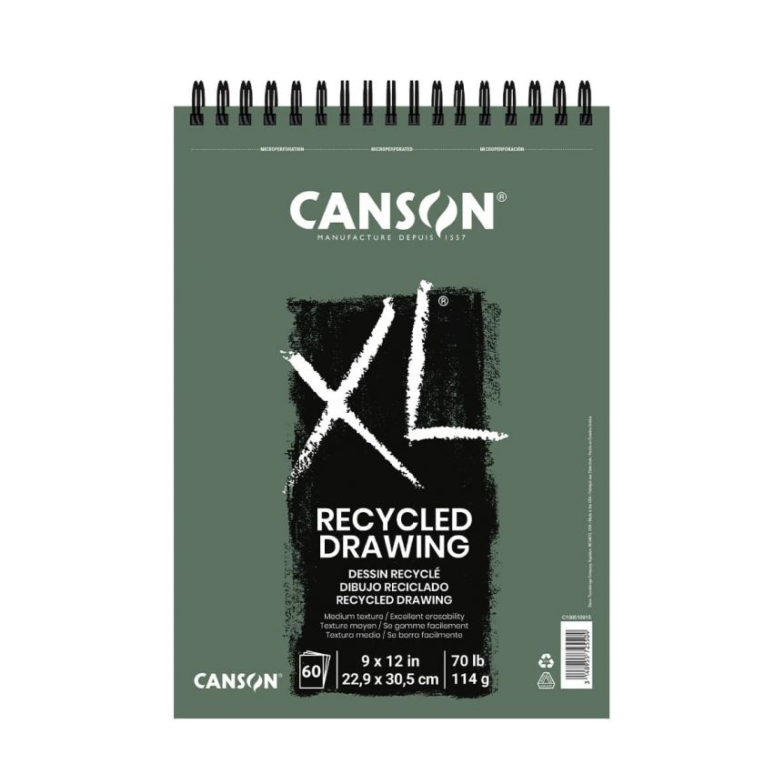 Canson XL Recycled Drawing Pad 9"x12"

