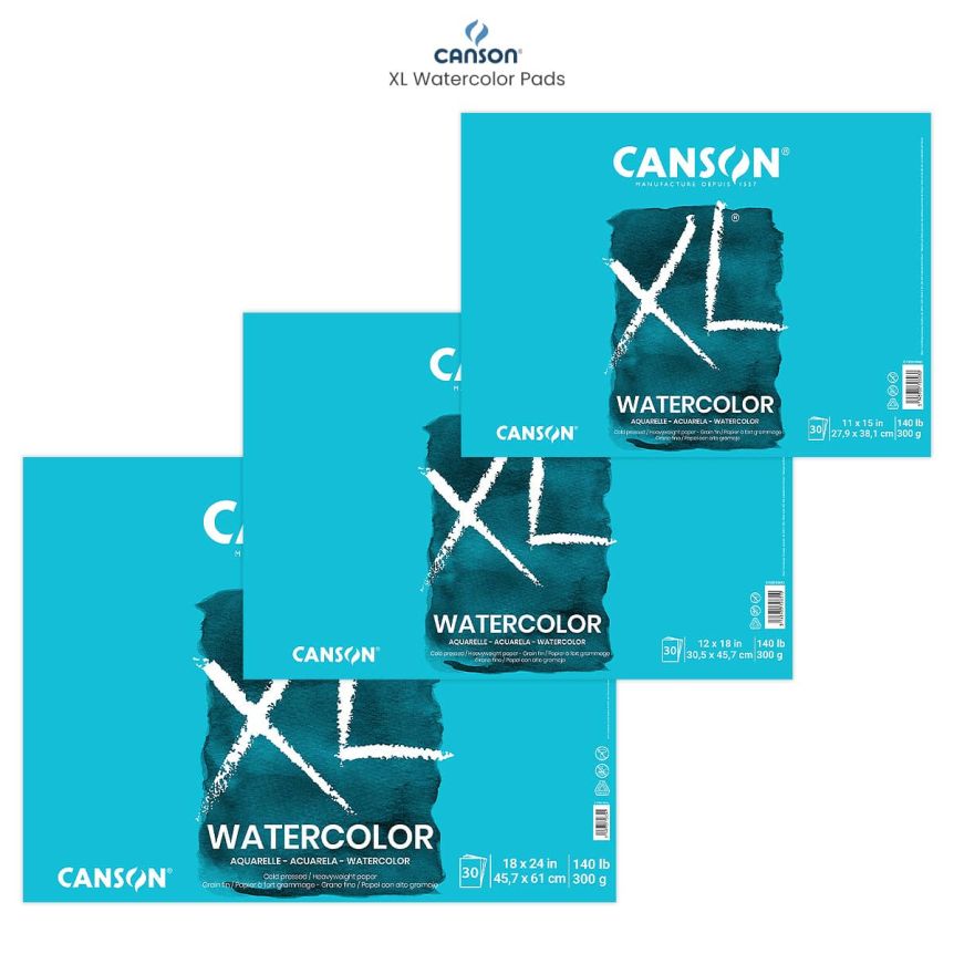 Canson XL Watercolor Pad 9 in x 12 in
