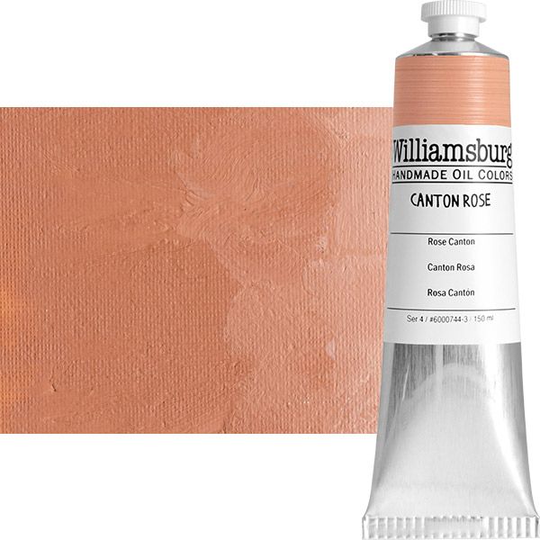 Williamsburg Handmade Oil Paint - Canton Rose, 150ml Tube